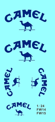 MSMクリエイション 1/24 ウィリアムズ FW14 FW14B FW15C キャメル