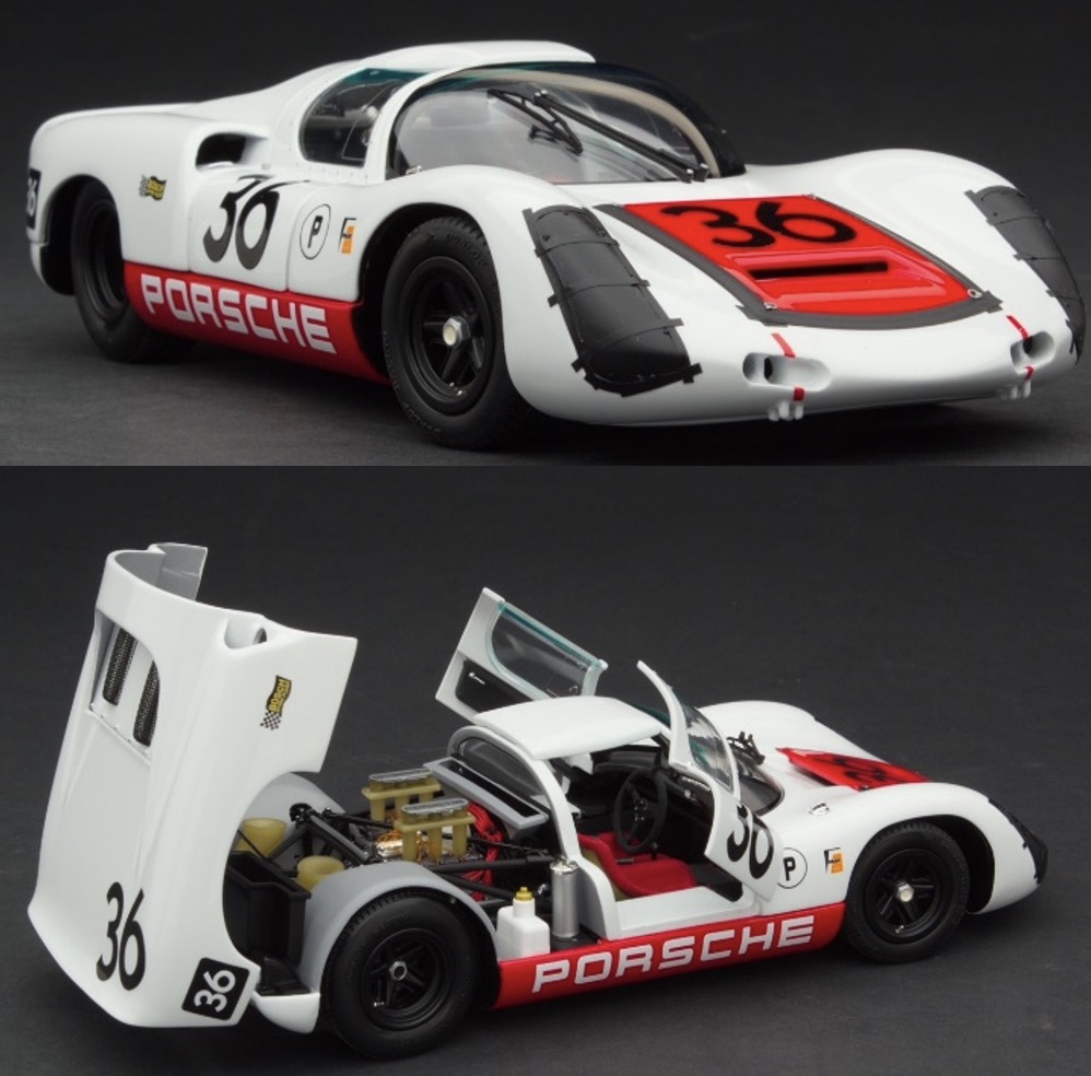 [予約] エグゾト 1/18 ポルシェ 910 セブリング 12h 1967 No.36 クラスウィナー　MTB00066B