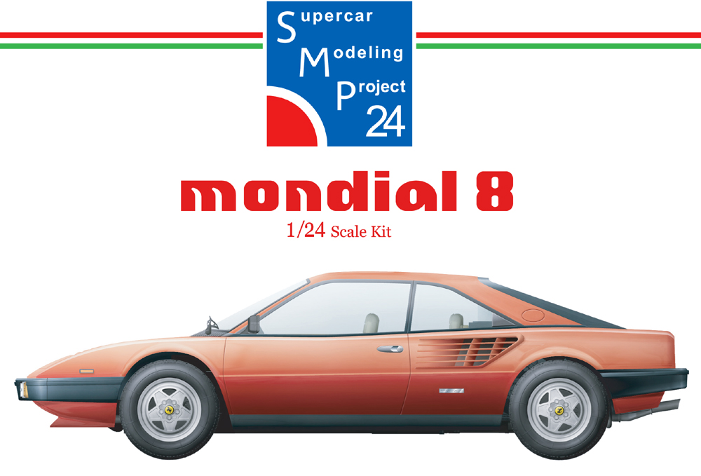 SMP24 1/24 レジンキット フェラーリ モンディアル 8 SMP24026