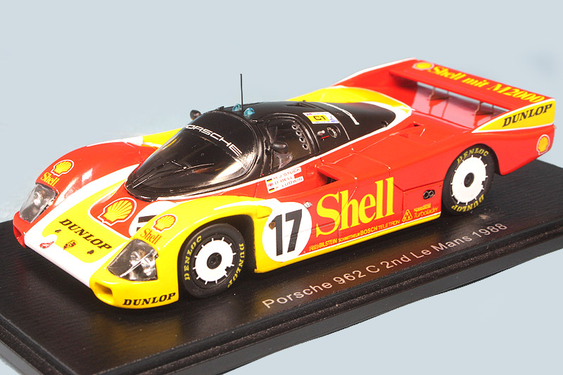 1/18 HPI ポルシェ 962C ル・マン 1988 #19 ミニカー スパーク 1/43 ポルシェ 962C 
