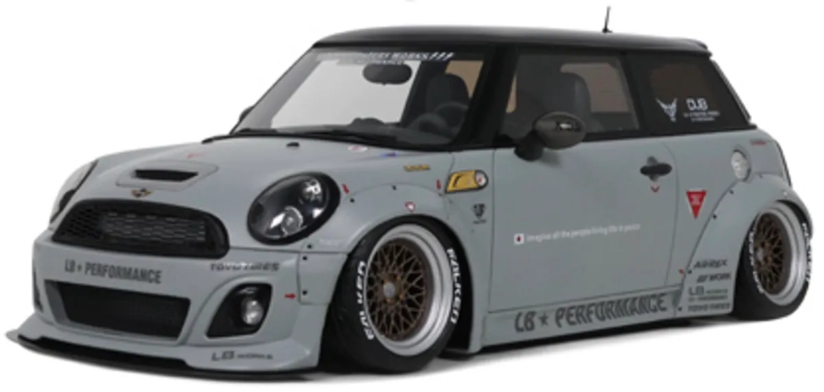 [予約] オットーモビル 1/18 LB★WORKS LB Nation MINI クーパー R56 2015 グレー　OTM1212
