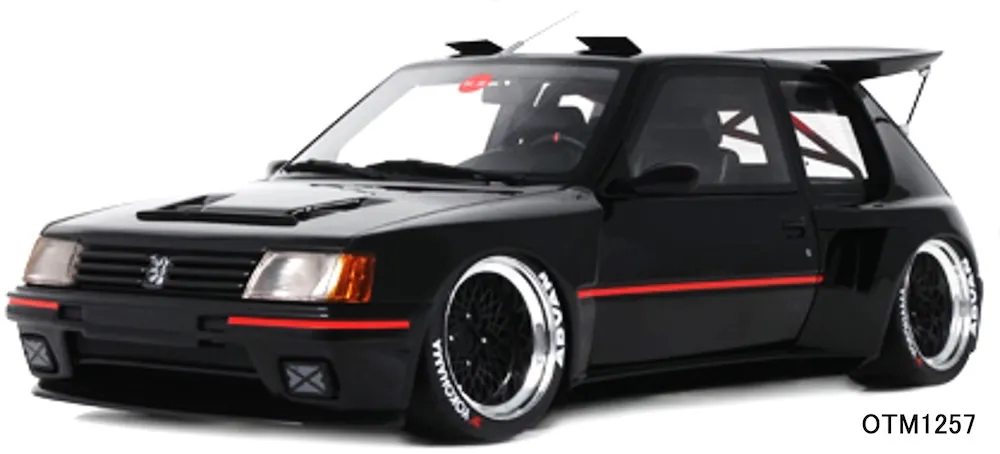 予約] オットーモビル 1/18 プジョー 205 Khyzyl Saleem 2018 ブラック