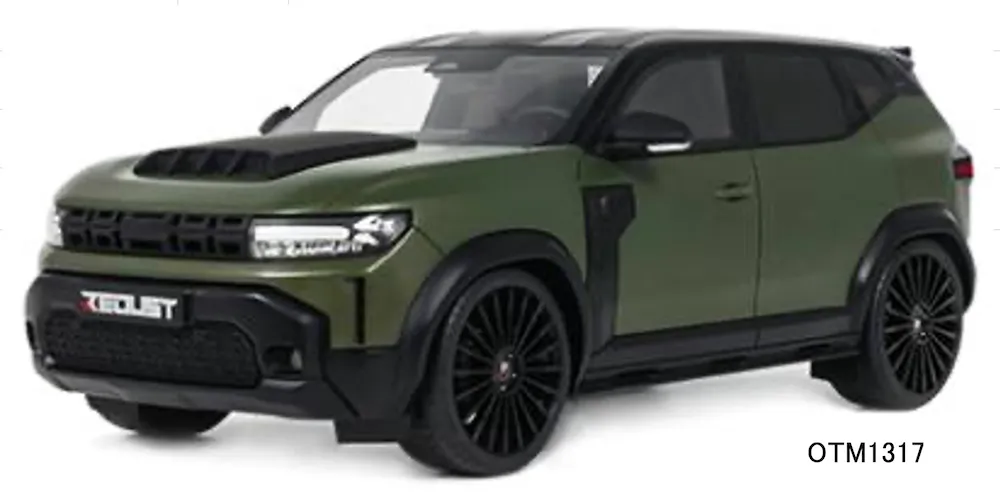 [予約] オットーモビル 1/18 ダチア ダスター リダスト スポーツ 4×2 ハイブリッド 2025 グリーン OTM1317