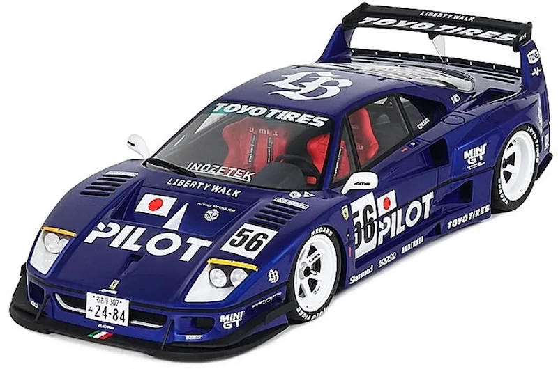 [予約] オットーモビル 1/18 LB☆WORKS フェラーリ F40 2024 ブルー　OTM1408