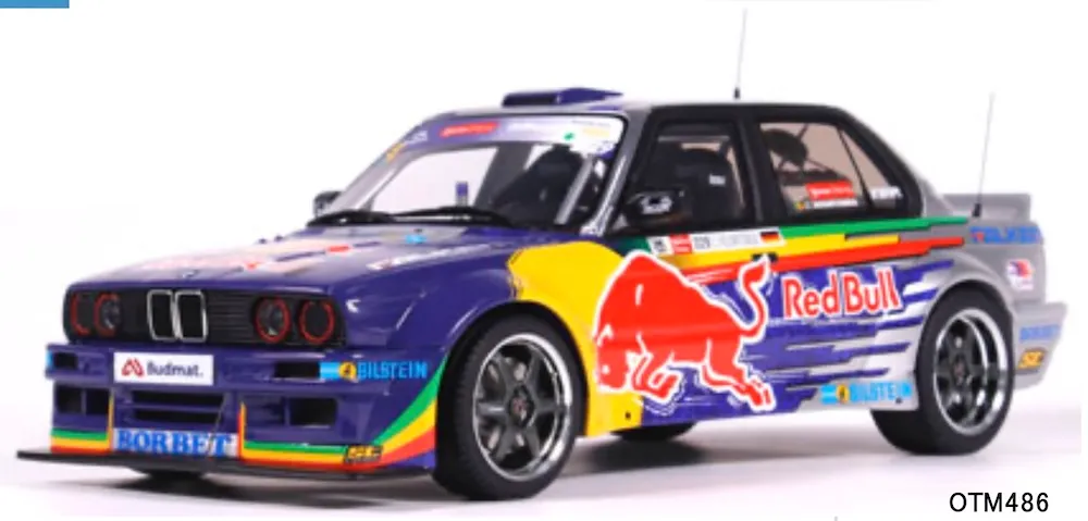 [予約] オットーモビル 1/18 BMW E30 V8 ドリフト ブルー/シルバー 限定生産品　OTM486