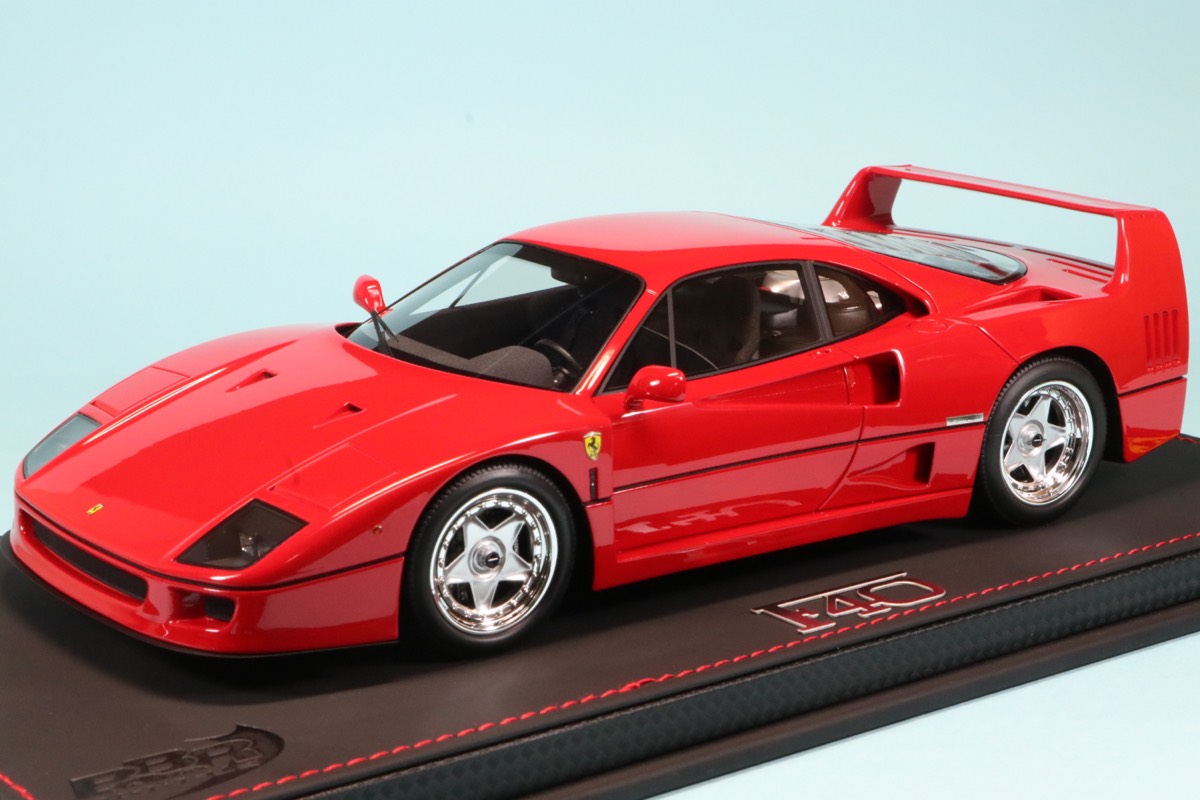 BBR 1/18 フェラーリ F40 S/N79883 フィアット元名誉会長 ジャンニ・アニェッリ  パーソナルカー ディスプレイケースー付き　P18151GA