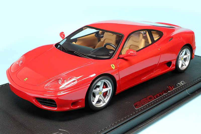 BBR 1/18 フェラーリ 360 モデナ 1999 ロッソコルサ ディスプレイ