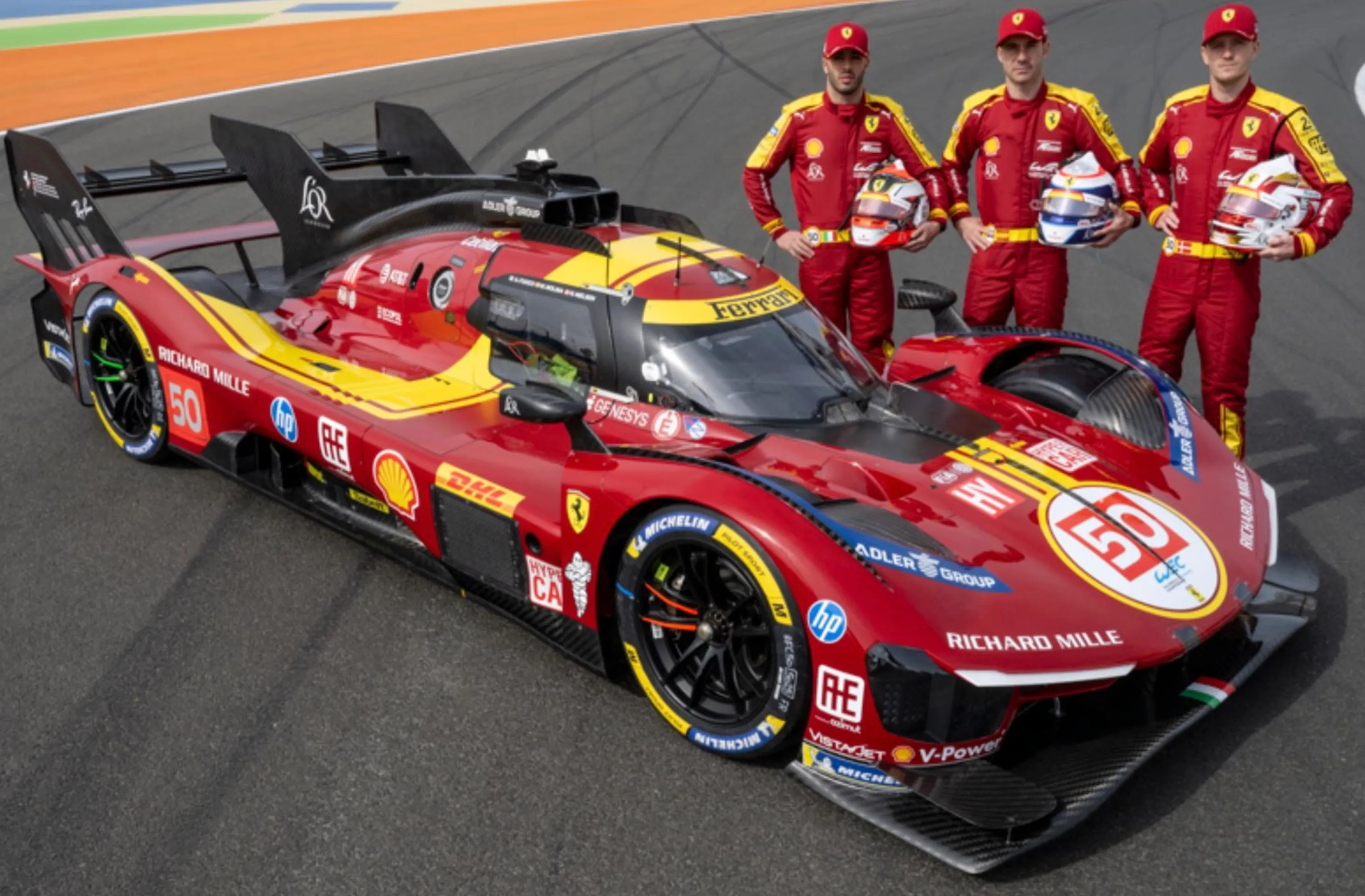 予約] BBR1/18 フェラーリ 499P WEC カタール 2025 NO.50 ウィナー P18266A