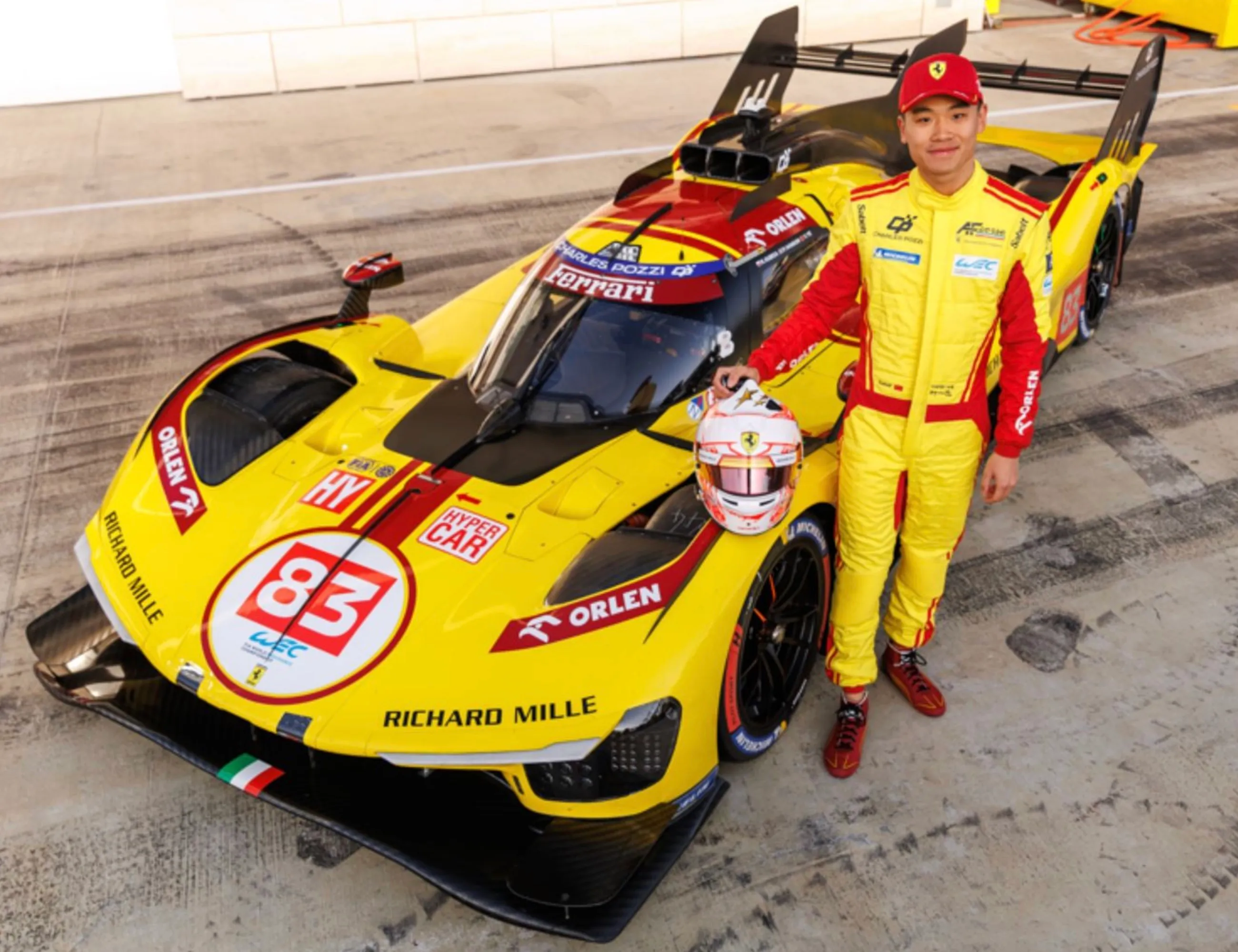 予約] BBR1/18 フェラーリ 499P WEC カタール 2025 NO.83 2nd. P18266C