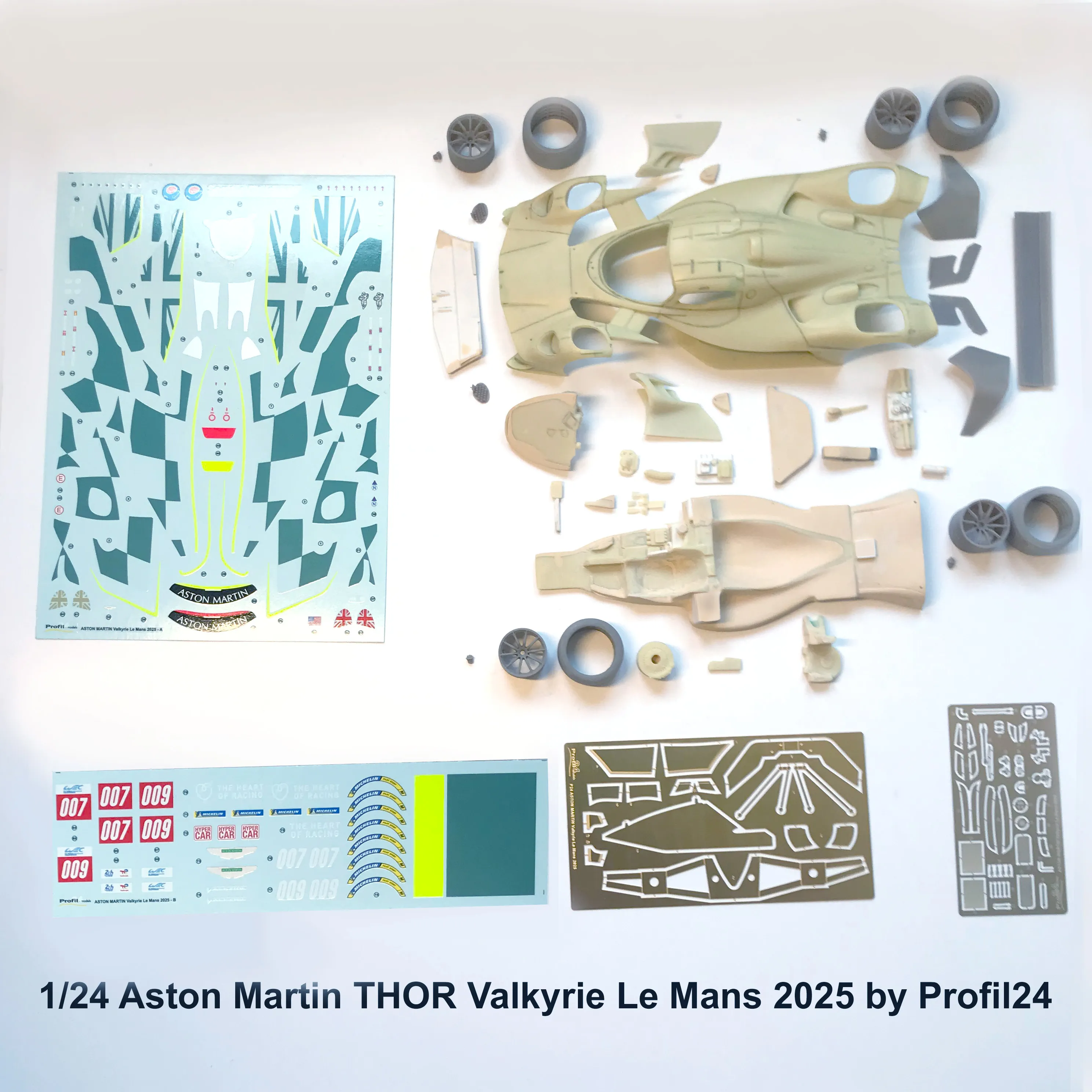 [予約] プロフィール24 1/24 レジンキット アストンマーチン ヴァルキリー ルマン 2025 NO.007/009　 P24151K