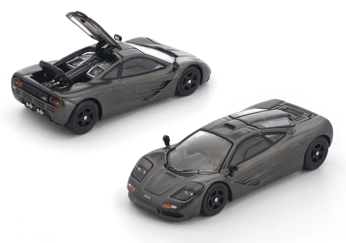 予約] POPレース 1/64 マクラーレン F1 GTR カーボン