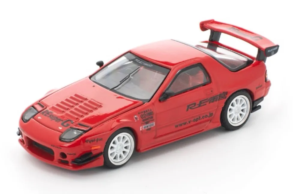 ポップレース 1/64 マツダ RX-7 RE 雨宮 FD 1/64 マツダ RX7 Re：雨宮 ガンメタル[POP RACE]《08月予約》