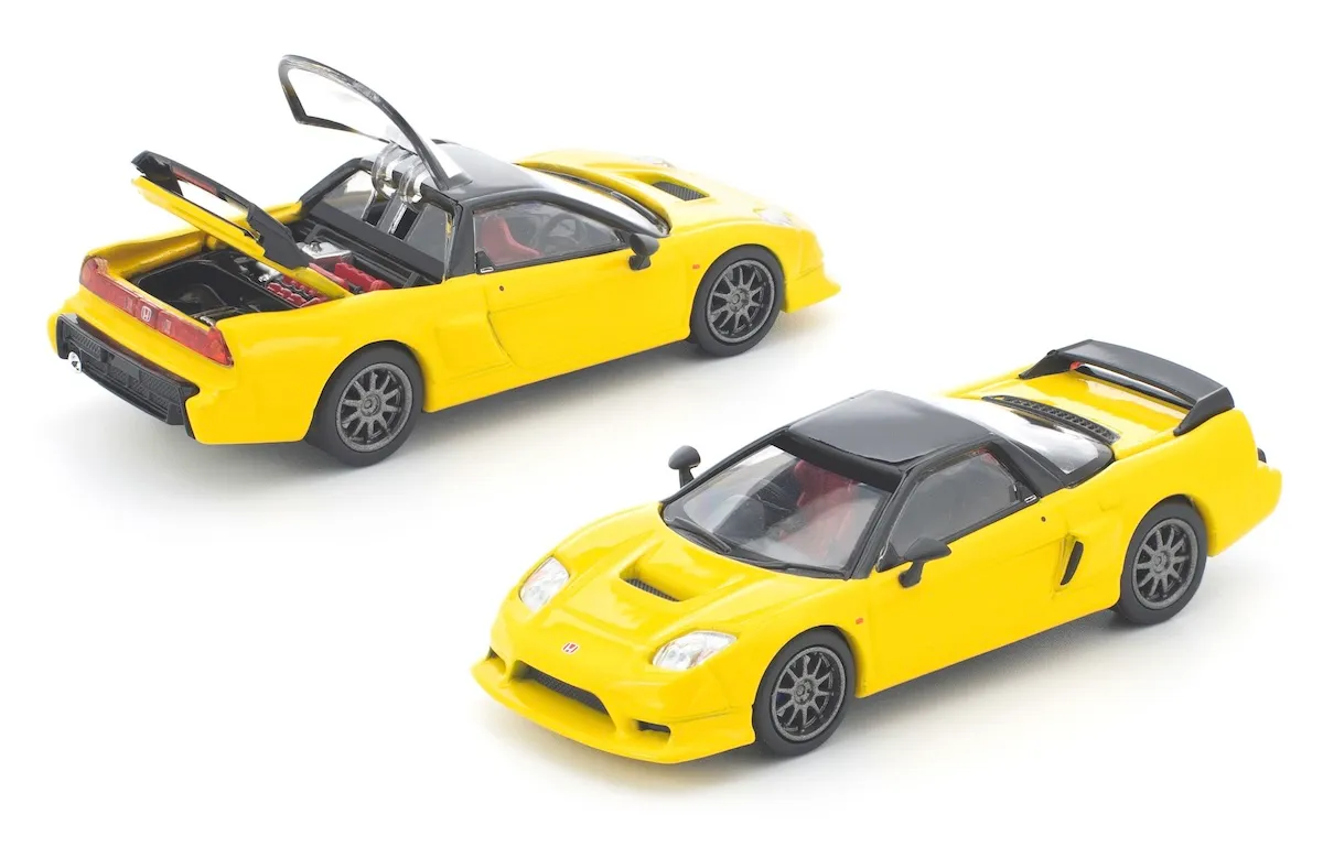 予約] POPレース 1/64 ホンダ NSX-R イエロー PR640433 ミニカー