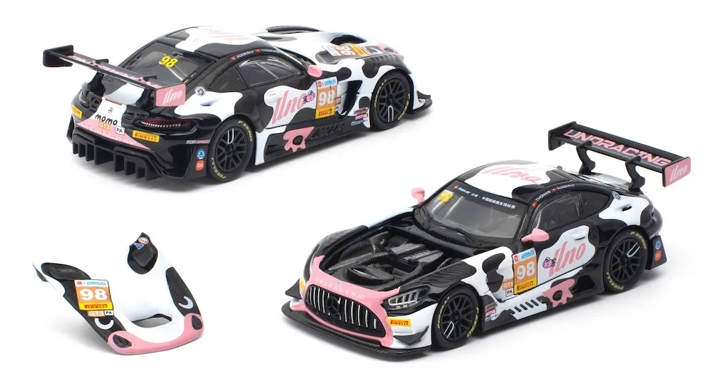 [予約] ポップレース 1/64 メルセデス AMG GT3 EVO UNO RACING No.98 チャイナGT 第2戦 “Momo”　PR640563