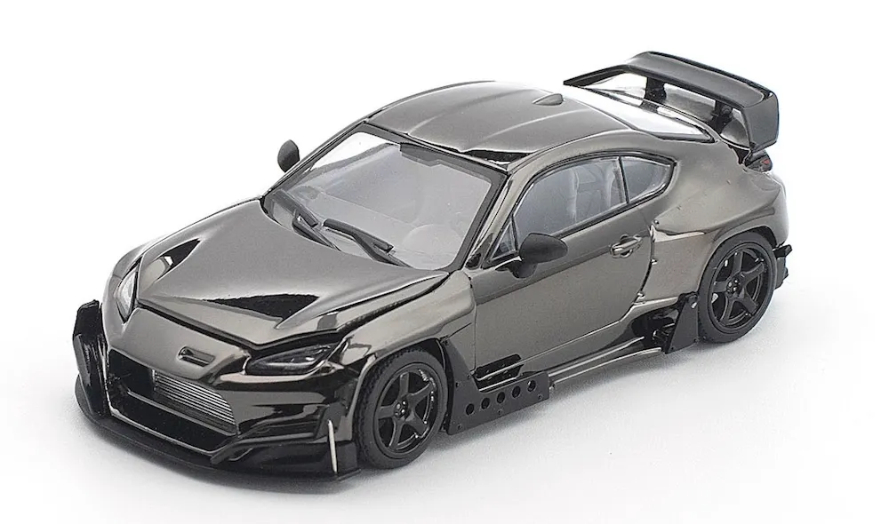 [予約] ポップレース 1/64 パンデム トヨタ GR86 ダーククローム　PRDC014