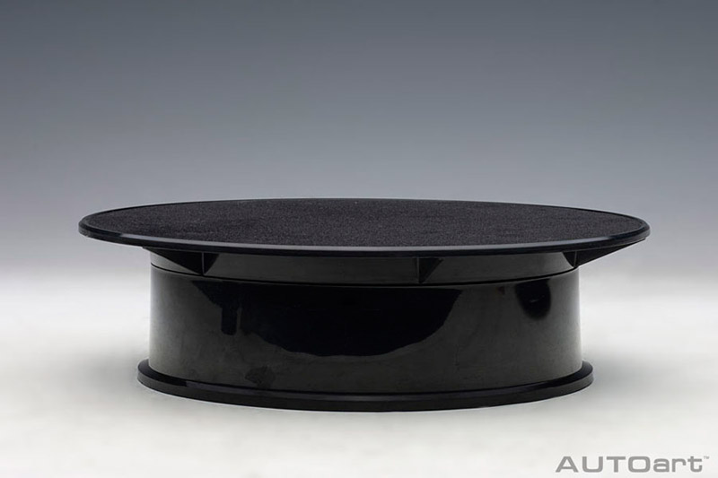オートアート ロータリー ディスプレイ スタンド スモール 直径20cm ブラック　98017 98017