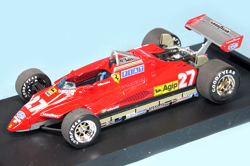 ブルム 1/43 フェラーリ 126C2 ターボ サンマリノGP 1982 G.ビルヌーブ　R267