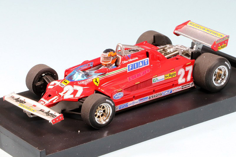 ブルム 1/43 フェラーリ 126C2 イタリアGP 1981 G.ビルヌーブ