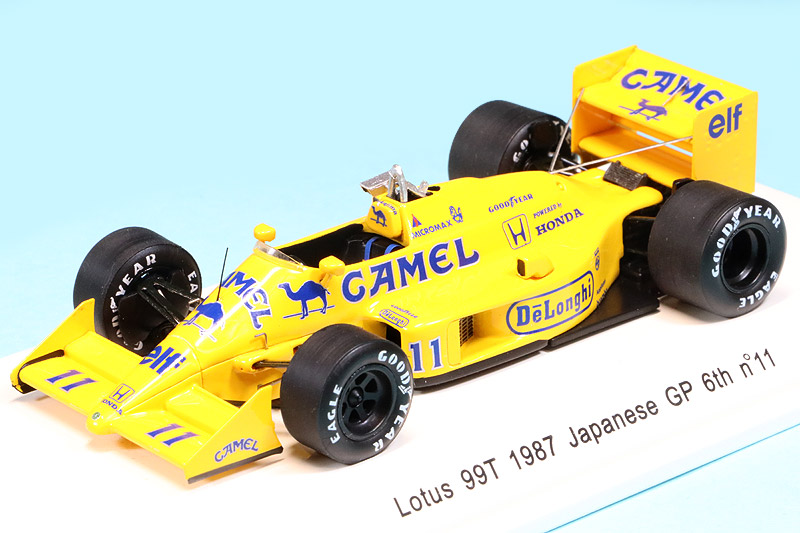 レーヴコレクション 1/43 ロータス 99T 日本GP 1987 6th 中嶋悟 デカール加工品　R70184S