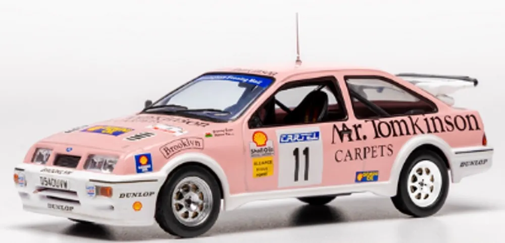 [予約] イクソ 1/43 フォード シエラ RS コスワース 1989 カーテル国際ラリー No.11 G.エヴァンス / H.デイビー　RAC455