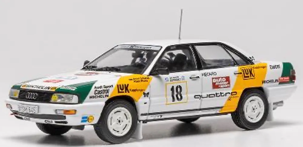 [予約] イクソ 1/43 アウディ 200 クワトロ 1989 アクロポリス ラリー No.18 A シュヴァルツ / K ウィチャ」　RAC461LQ
