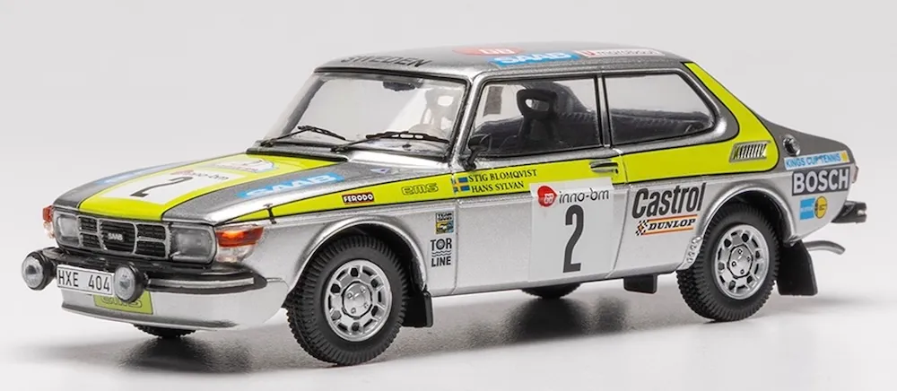[予約] イクソ 1/43 サーブ 99 EMS 1976 ブークル ド スパ No.2 S ブロンクヴィスト / H シルヴァン　RAC472SB09S