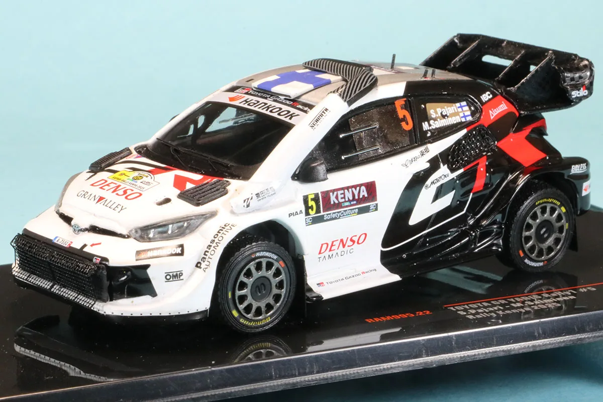 イクソ 1/43 トヨタ GR ヤリス ラリー1 2025 ラリーケニア NO.5 S パヤリ / M サルミネン　RAM995
