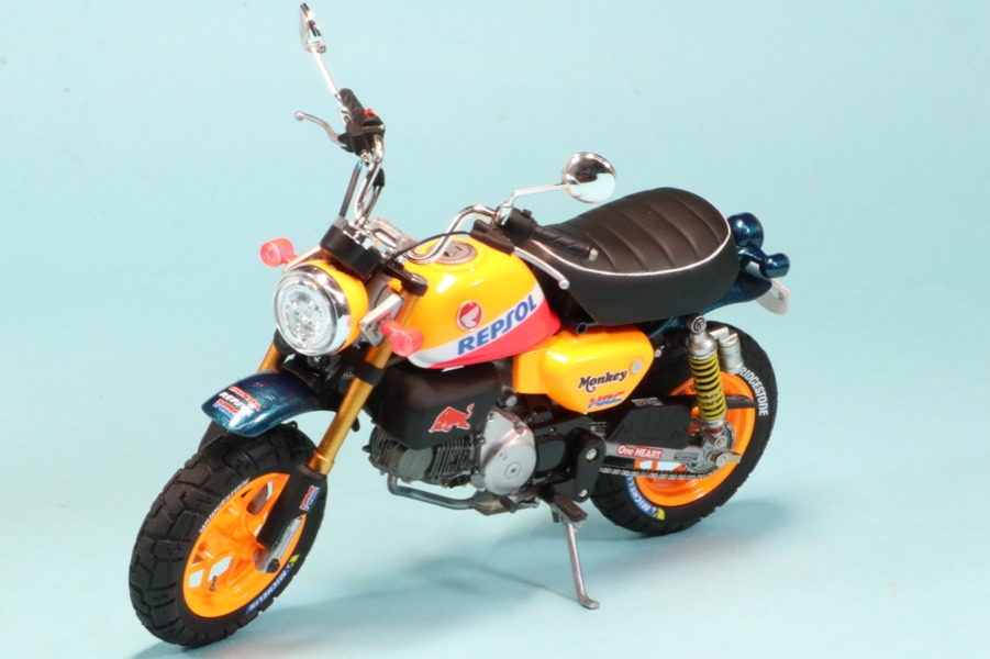 1/12 Honda Monkey ダイキャストモデルVAN·JACKET Amazon | 青島文化教材社(AOSHIMA) スカイネット 1/12 完成品バイク