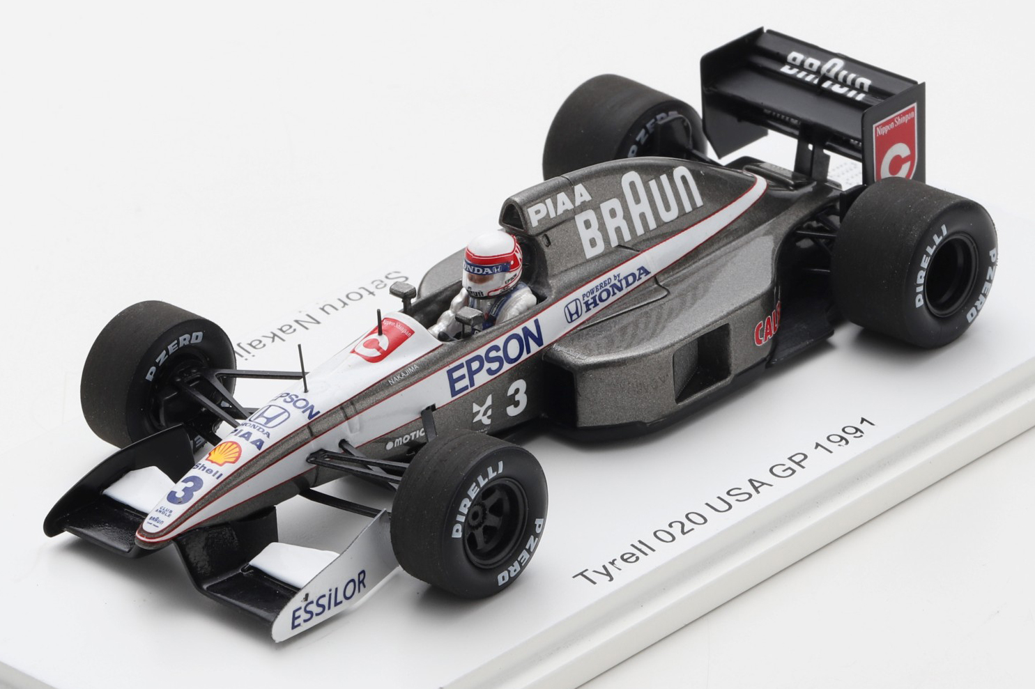 予約 ロム特注スパーク 1 43 ティレル 0 U S A Gp 1991 中嶋悟 ラストポイント Romu039