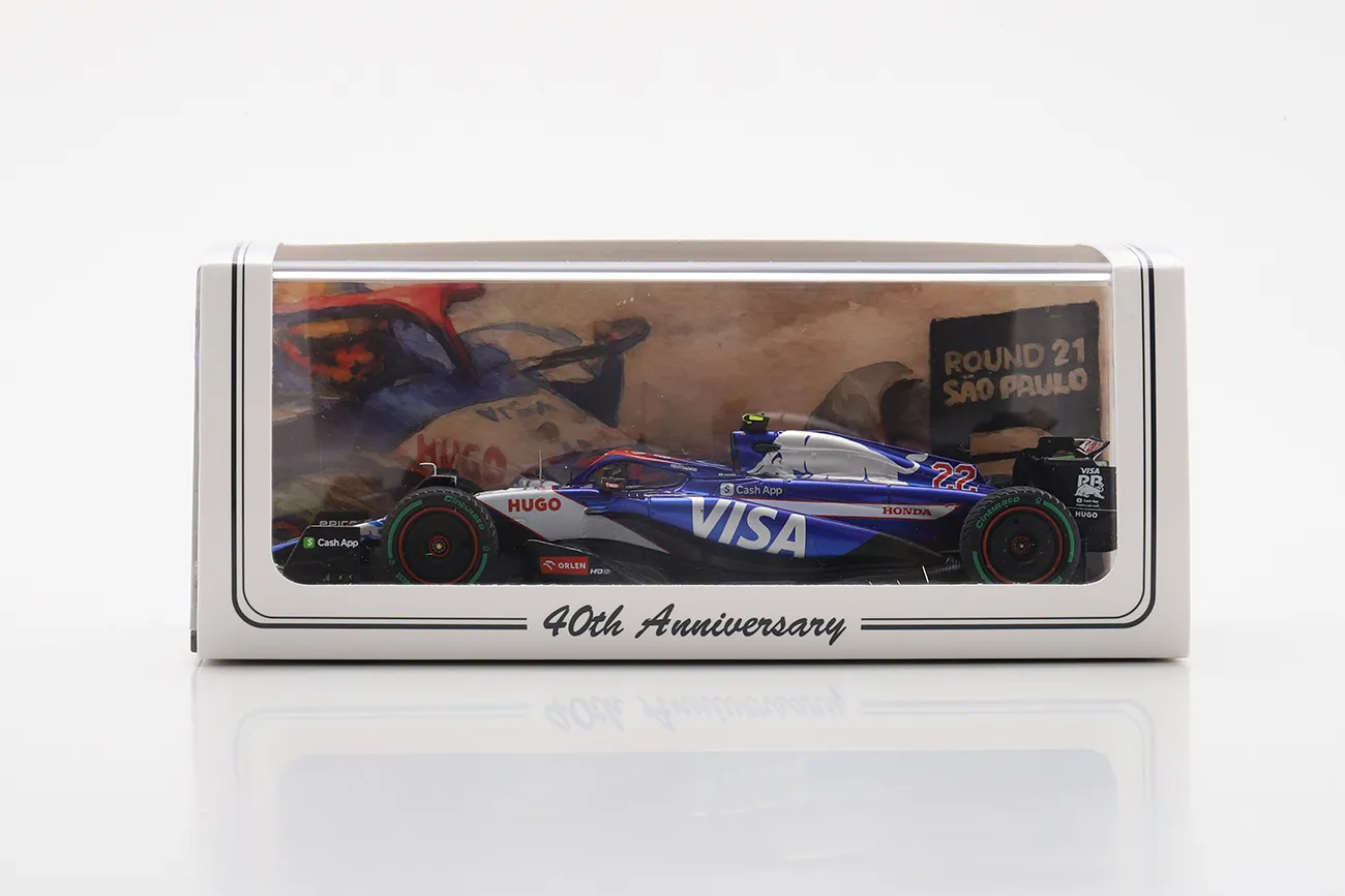 Spark 1/43 2024 日本GP VCARB01 角田裕毅 予約] ロム特注スパーク 1/43 ビザ キャッシュ アップ RB VCARB01