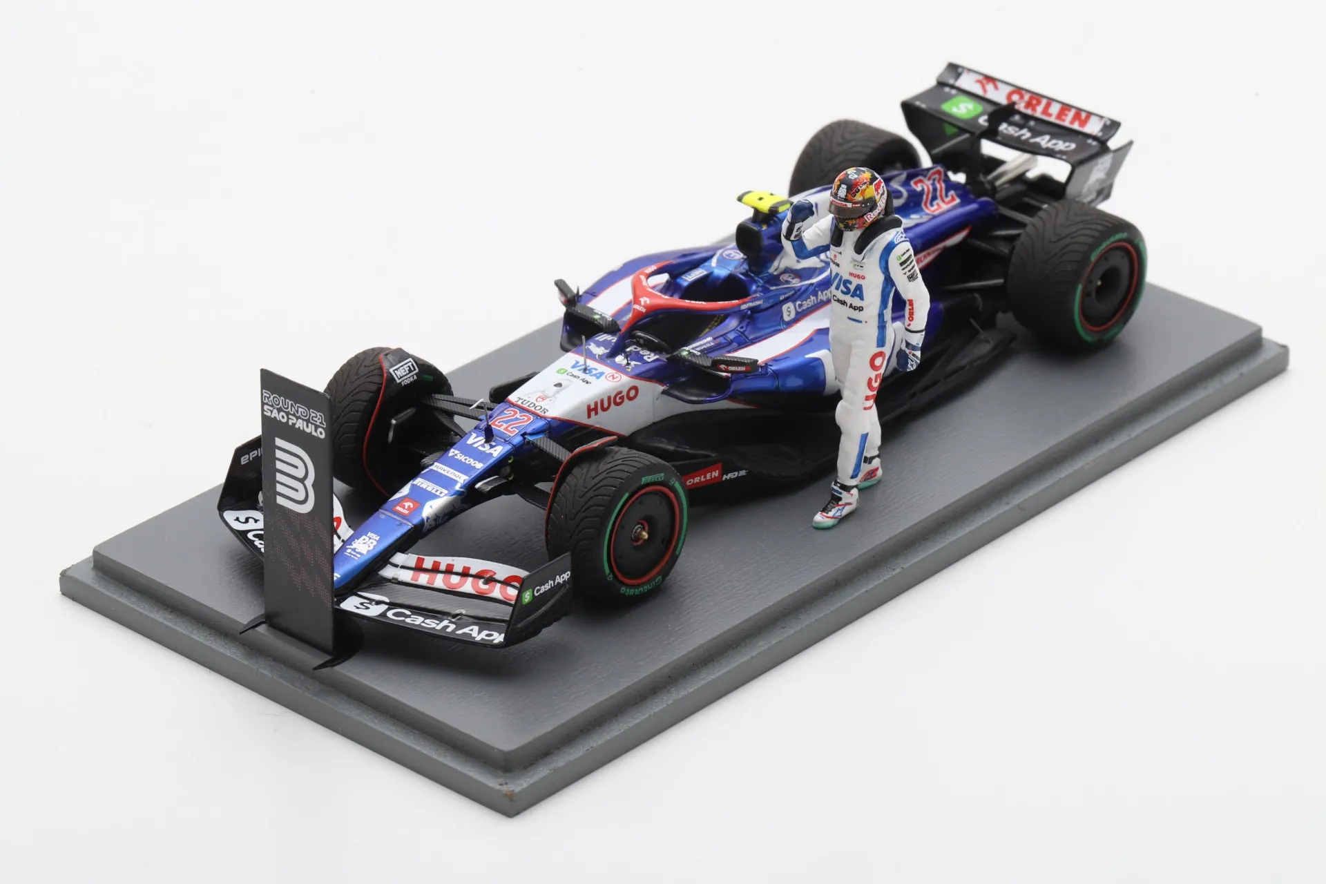 Spark 1/43ビザキャッシュアップ　リアムローソン スパーク 1/43 ビザ キャッシュアップ RB F1 チーム VCARB01 リアム