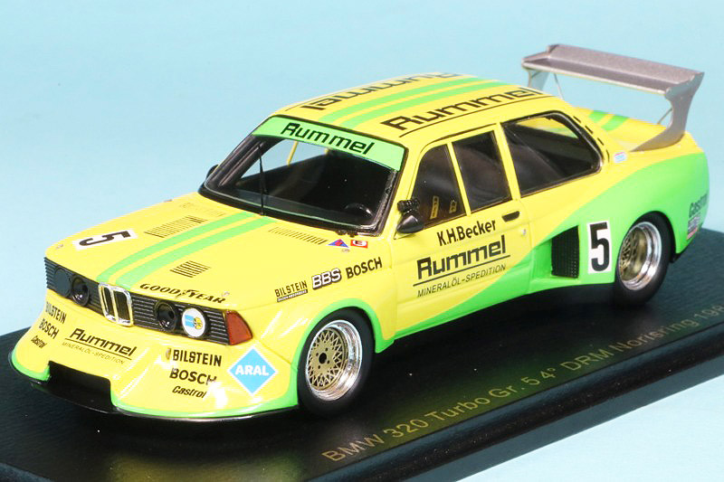 レースランド特注スパーク 1/43 BMW 320 ターボ Gr.5 DRM ノリスリンク 1981 4th No.5　RS1735