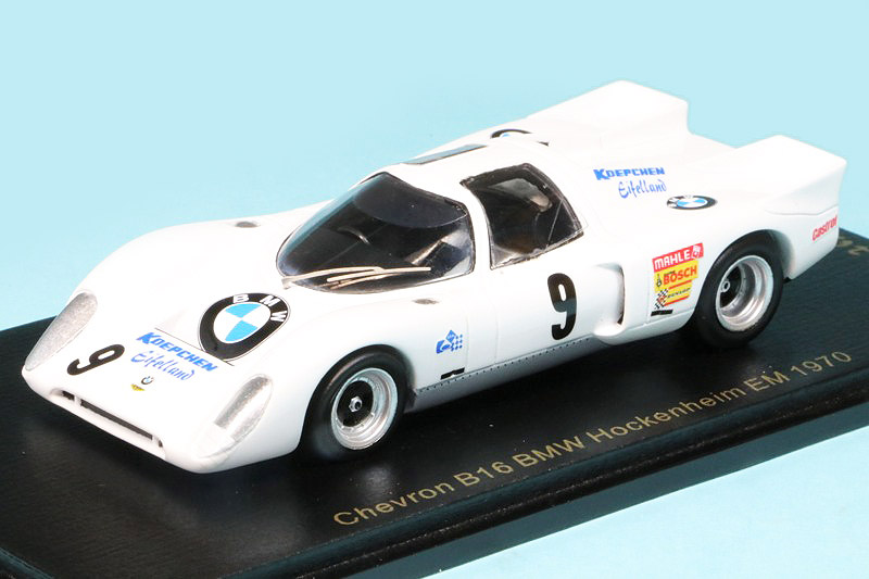レースランド特注スパーク 1/43 シェブロン B16 BMW Koepchen BMW アイフェラント ESC ホッケンハイム 1970 No.9　RS1744