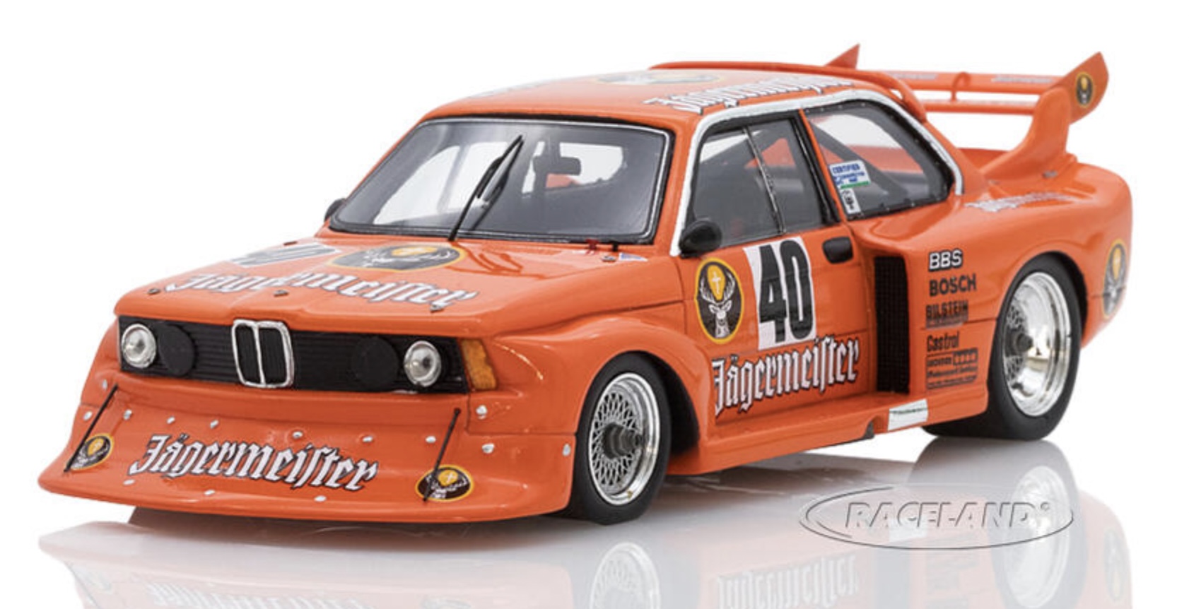 [予約] レースランド特注スパーク 1/43 BMW 320 Gr.5 イェーガーマイスター ニュル 1000km 1982 No.40 　RS1764