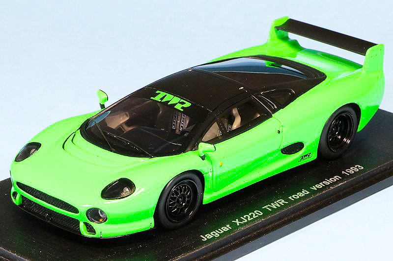 スパーク 1/43 ジャガー XJ220 TWR 1993 ロードバージョン グリーン　S0769