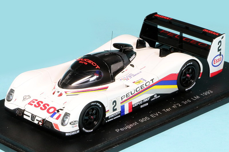 スパーク 1/43 プジョー 905 EV1 ルマン 24h 1993 3rd No.2　S1299