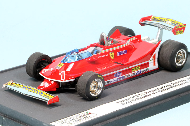 ブルム 1/43 フェラーリ 312 T5 1980 フィオラノ プレゼンテーション J.シェクター/G.ヴィルヌーブ　S17-01