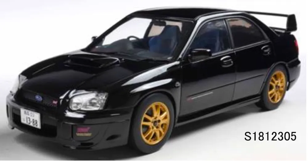 1/18 スバル インプレッサ WRX STI 予約] ソリド 1/18 スバル インプレッサ WRX STI 2004 ブラック