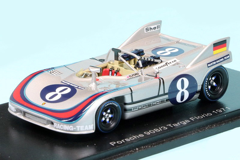 スパーク 1/43 ポルシェ 908/3 タルガフローリオ 1971 No.8　S2332