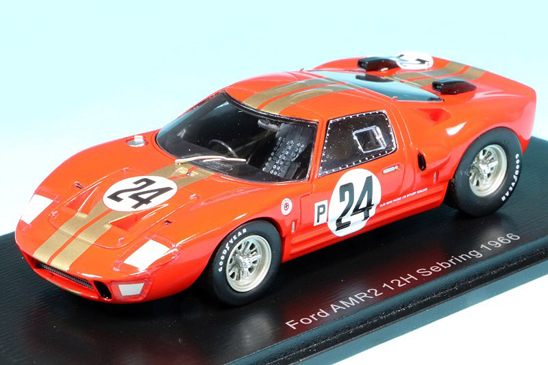 スパーク 1/43 フォード GT40 AMR2 セブリング 1966 No.24 S2772