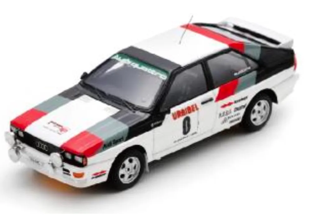 [予約] スパーク 1/43 アウディ クワトロ No.0 アウディ スポーツ ラリー ウルビベル アルガルヴェ 1980 H. ミコラ - A. ヘルツ　S3214