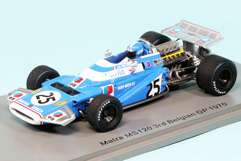 スパーク 1/43 マトラ MS120 ベルギーGP 1970 3rd J.P.ベルトワーズ　S4325