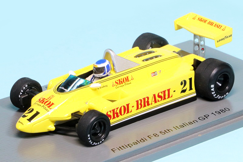 スパーク 1/43 フィッティパルディ F8 イタリアGP 1980 K.ロズベルグ　S4581