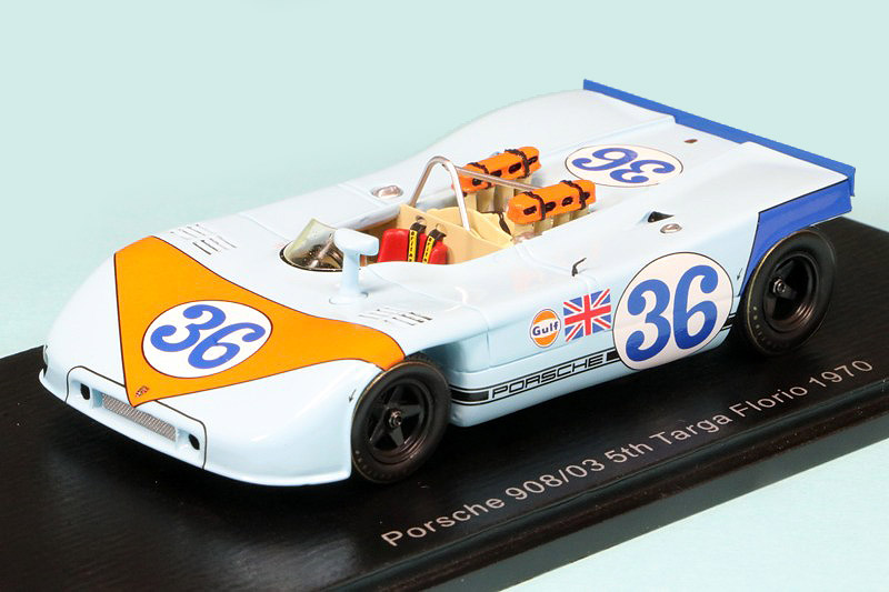 スパーク 1/43 ポルシェ 908/03 タルガフローリオ 1970 5th No.36　S4625