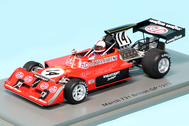 スパーク 1/43 マーチ 731 イギリスGP 1973 R.ウィリアムソン　S5373