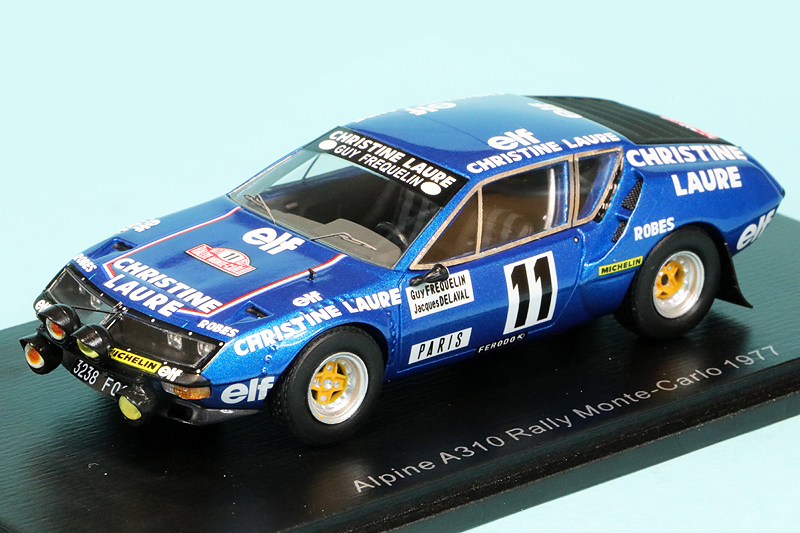 絶版　1/43 スパーク　アルピーヌ　A310 モンテカルロラリー　1975 絶版 1/43 スパーク アルピーヌ A310 モンテカルロラリー 1975