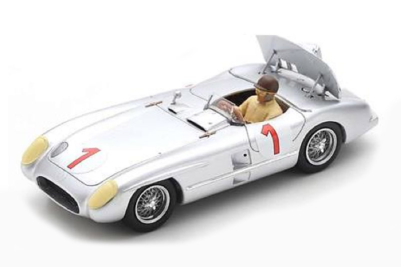 スパーク 1/43 メルセデス ベンツ 300 SLR クリシャンスタード グランプリ 1955 Winner No.1　S5858