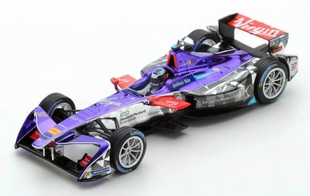スパーク 1/43 DS ヴァージン レーシング フォーミュラ E チーム パリ e Prix シーズン 3 2位 (2016-2017)　S5909