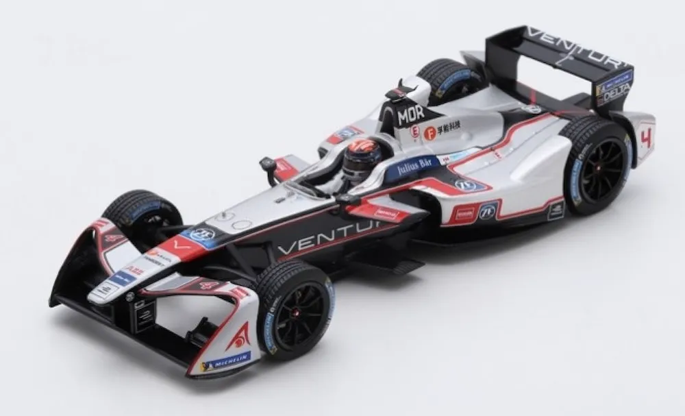スパーク 1/43 ベンチュリ フォーミュラ E チーム No.4 2nd Rd.2 香港 ePrix フォーミュラ E シーズン 4 (2017-2018) エドアルド モルタラ　S5925
