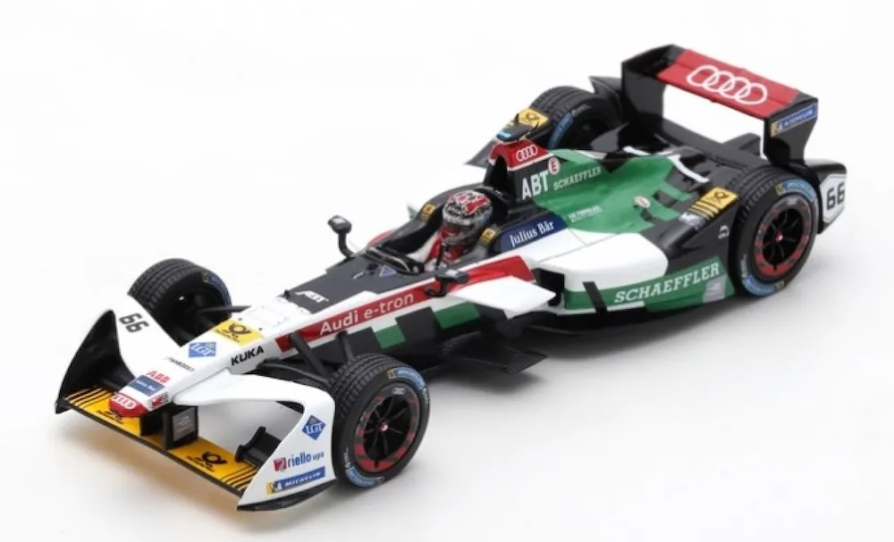 スパーク 1/43 アウディ スポーツ ABT シェフラー No.66 ウィナー ベルリン ePrix フォーミュラ E シーズン 4 (2017-2018) ダニエル アプト　S5931